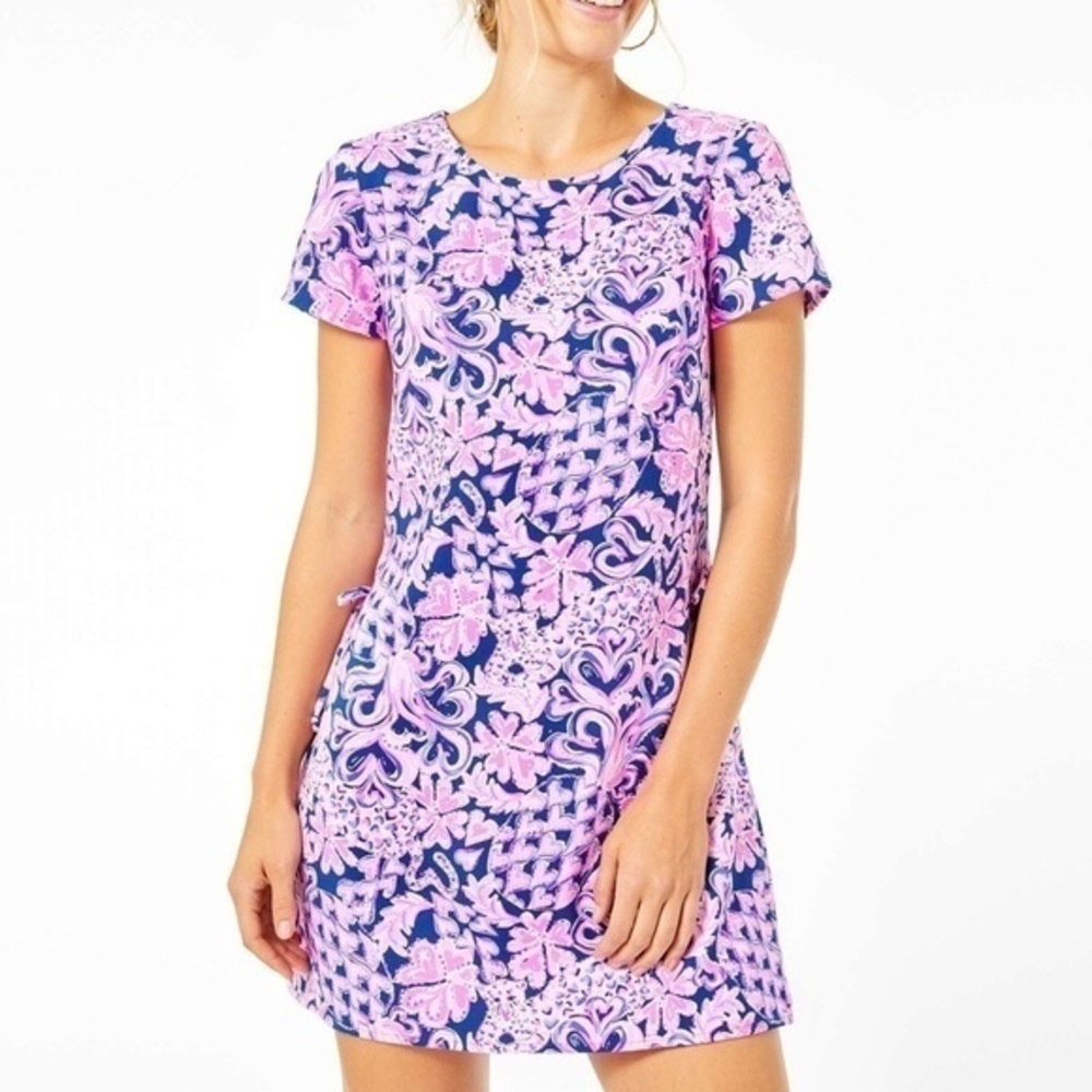 Lilly Pulitzer Indigo Love You Bunches Blanca Romper size 2
